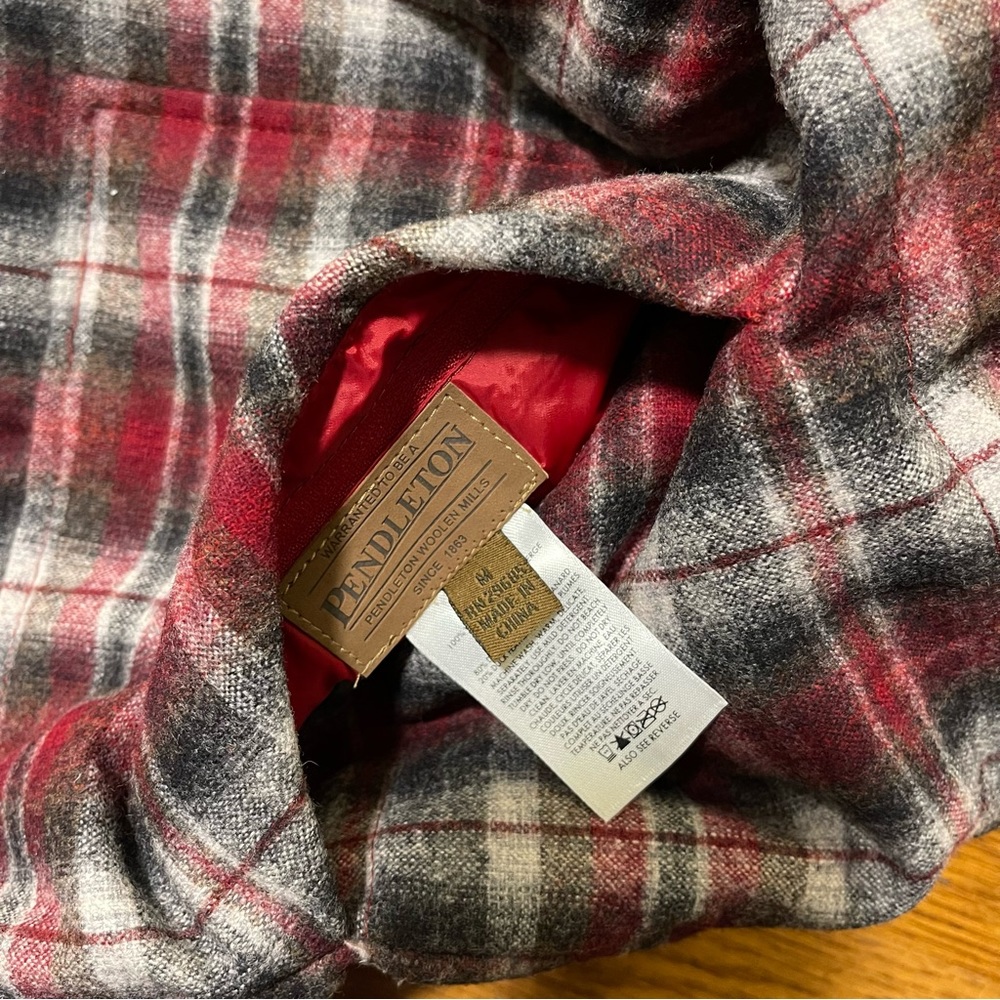 Pendleton Wool Vest Reversible Medium - image 4